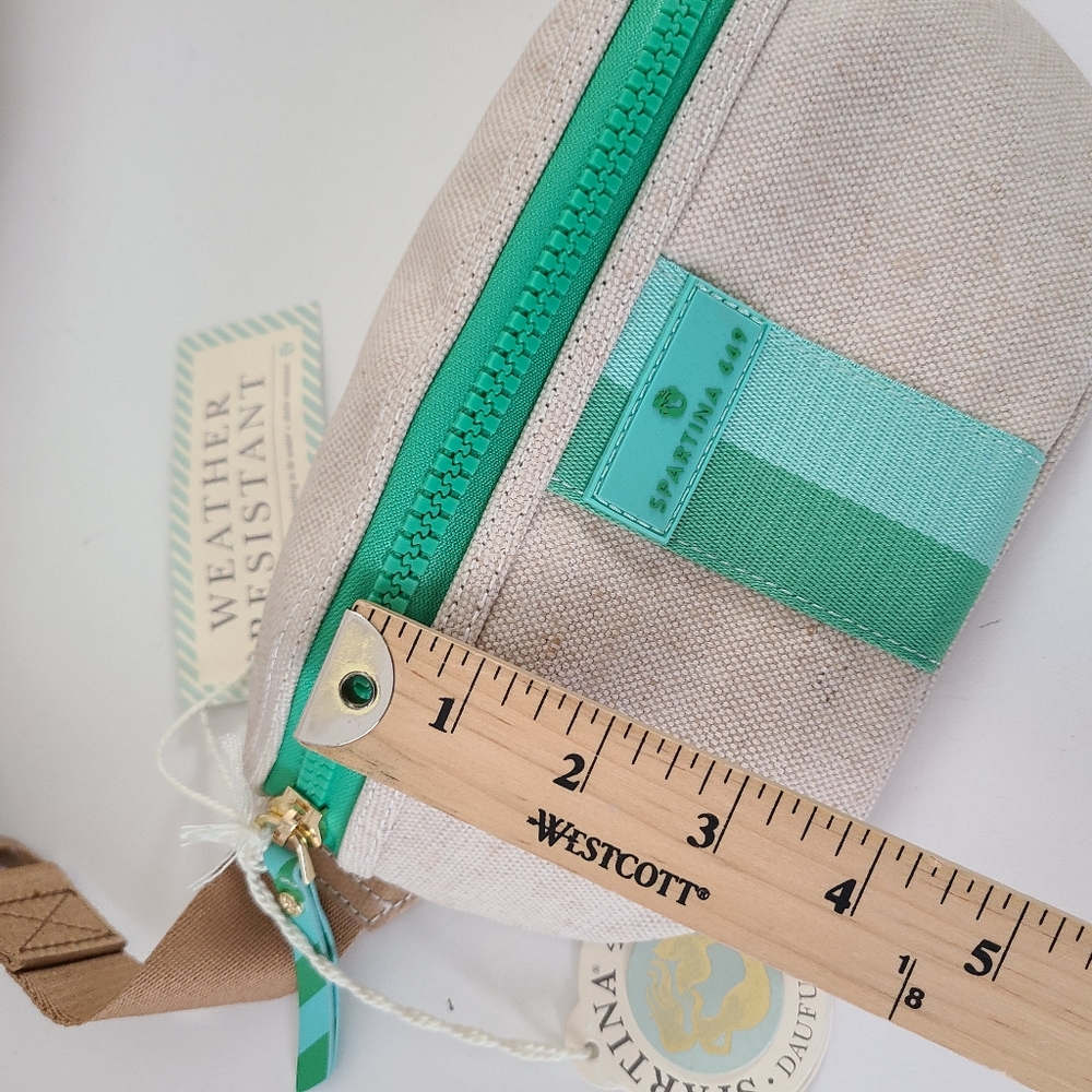 NWT Spartina 449 Armada Waist Belt Bag Flax - Picture 6 of 12